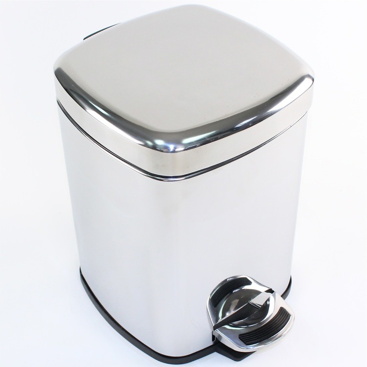 Gedy 2309-13 Waste Basket, Argenta | Nameek's